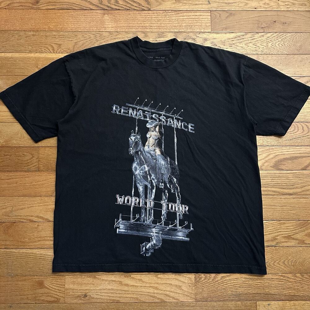 Beyoncé Renaissance World Tour Double Sided Band Tee Shirt 2XL
